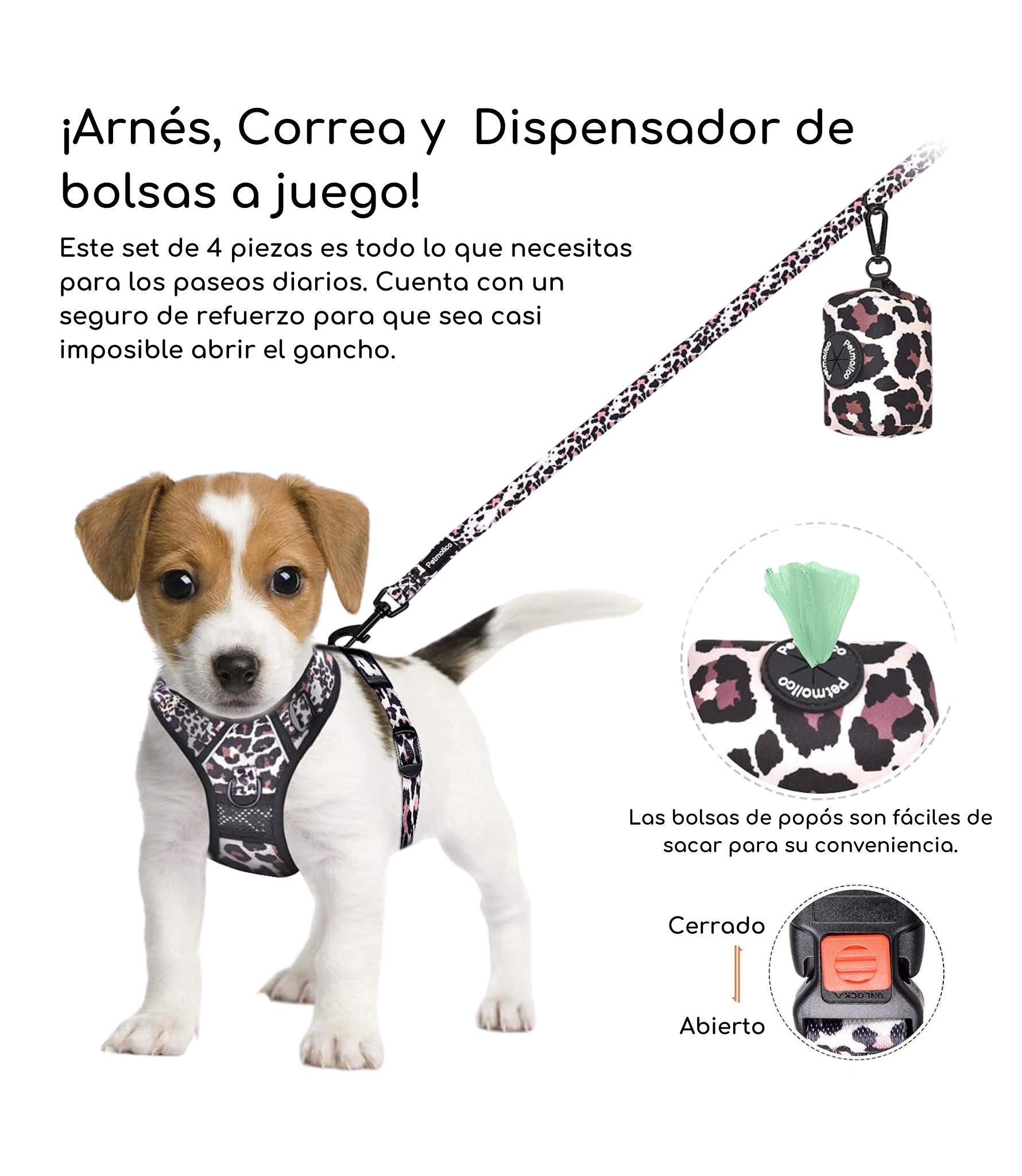 Set de Paseo - Leopard